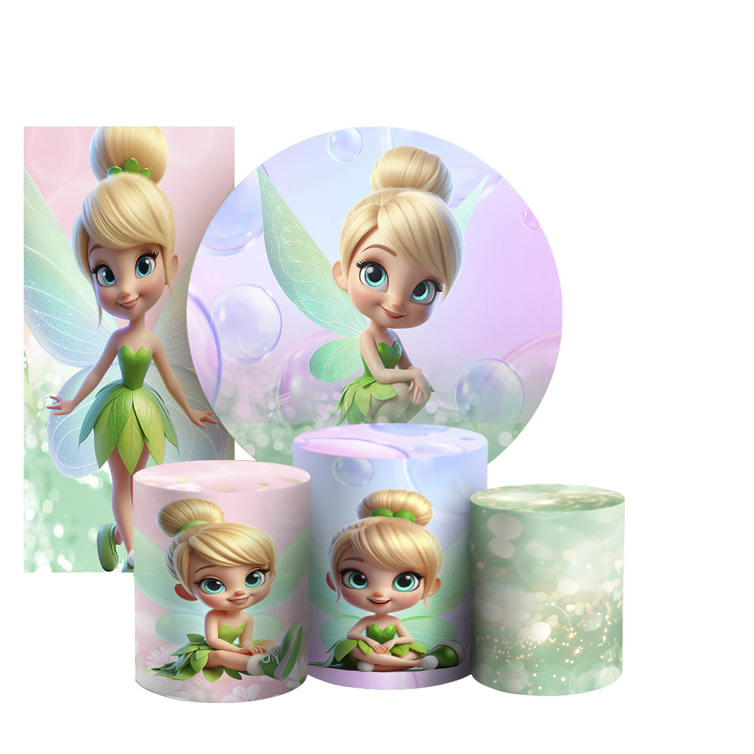 Arte Digital Painel de Festa - Tinker Bell Sininho 803724