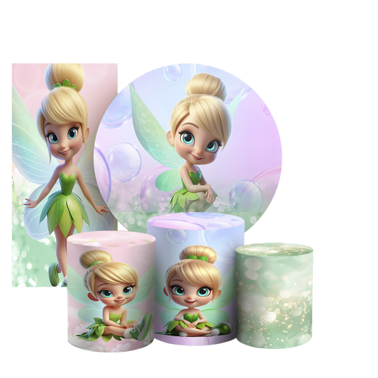 Arte Digital Painel de Festa - Tinker Bell Sininho 803724