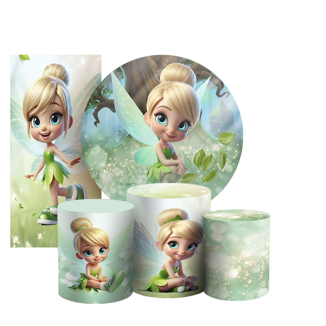 Arte Digital Painel de Festa - Tinker Bell Sininho 803725