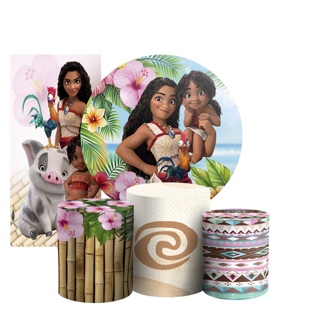 Arte Digital Painel de Festa - Moana 803810