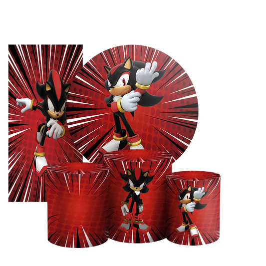 Arte Digital Painel de Festa - Sonic Shadow 803943
