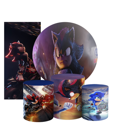 Arte Digital Painel de Festa - Sonic Shadow 803950