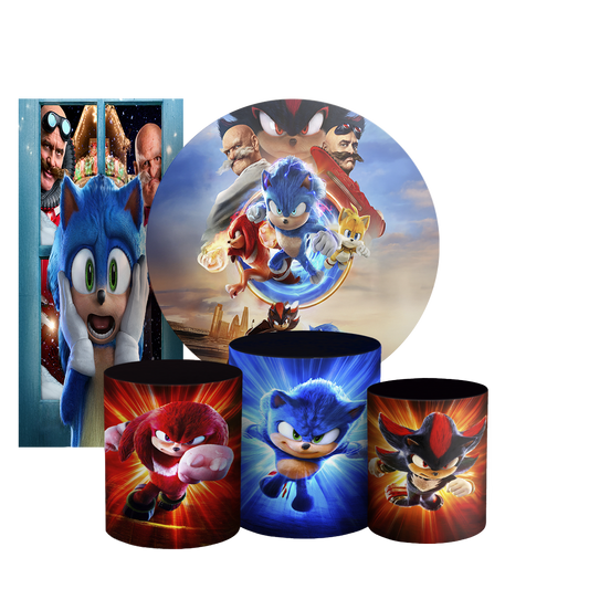 Arte Digital Painel de Festa - Sonic Shadow 803952