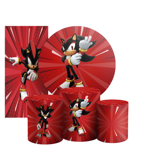 Arte Digital Painel de Festa - Sonic Shadow 803953