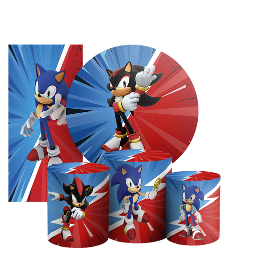 Arte Digital Painel de Festa - Sonic Shadow 803954