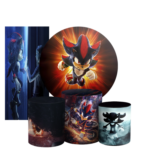 Arte Digital Painel de Festa - Sonic Shadow 803956