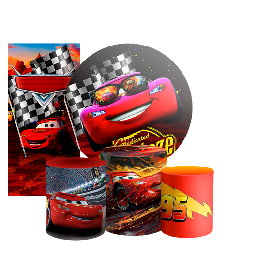 Arte Digital Painel de Festa - Carros McQueen 803975