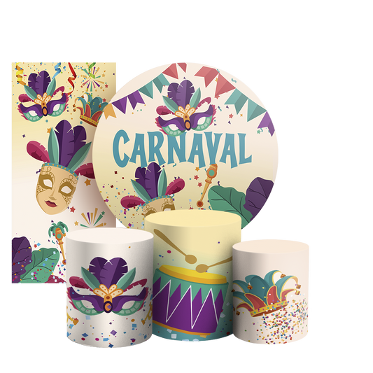 Arte Digital Painel de Festa - Carnaval 804002