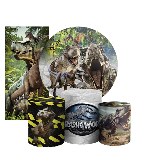 Arte Digital Painel de Festa - Dinossauro Jurassic 804005