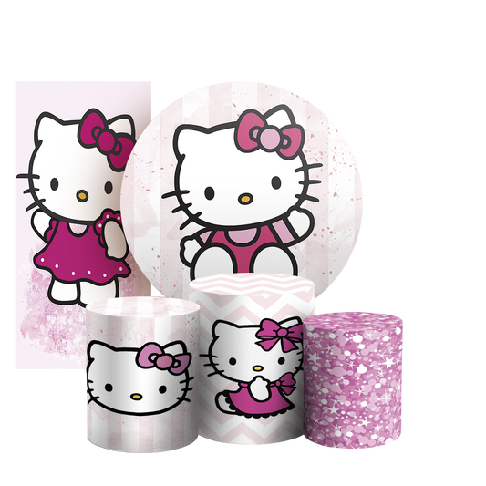 Arte Digital Painel de Festa - Hello Kitty 804008