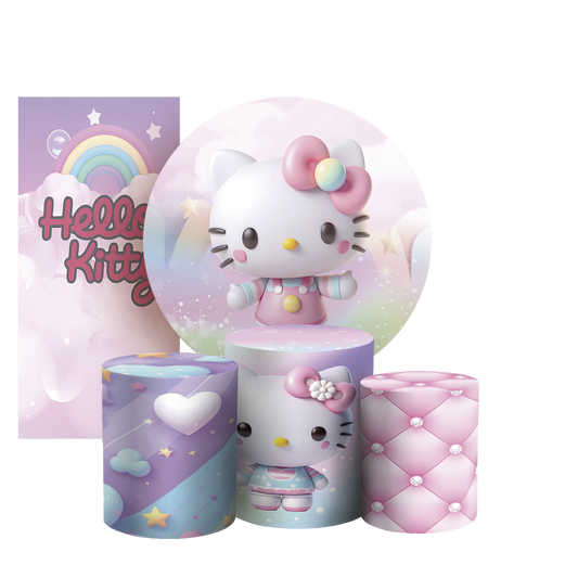 Arte Digital Painel de Festa - Hello Kitty 804009