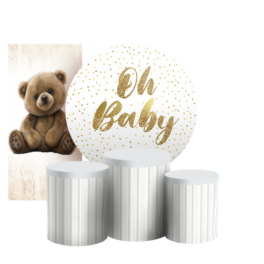 Arte Digital Painel de Festa - Oh Baby 804021