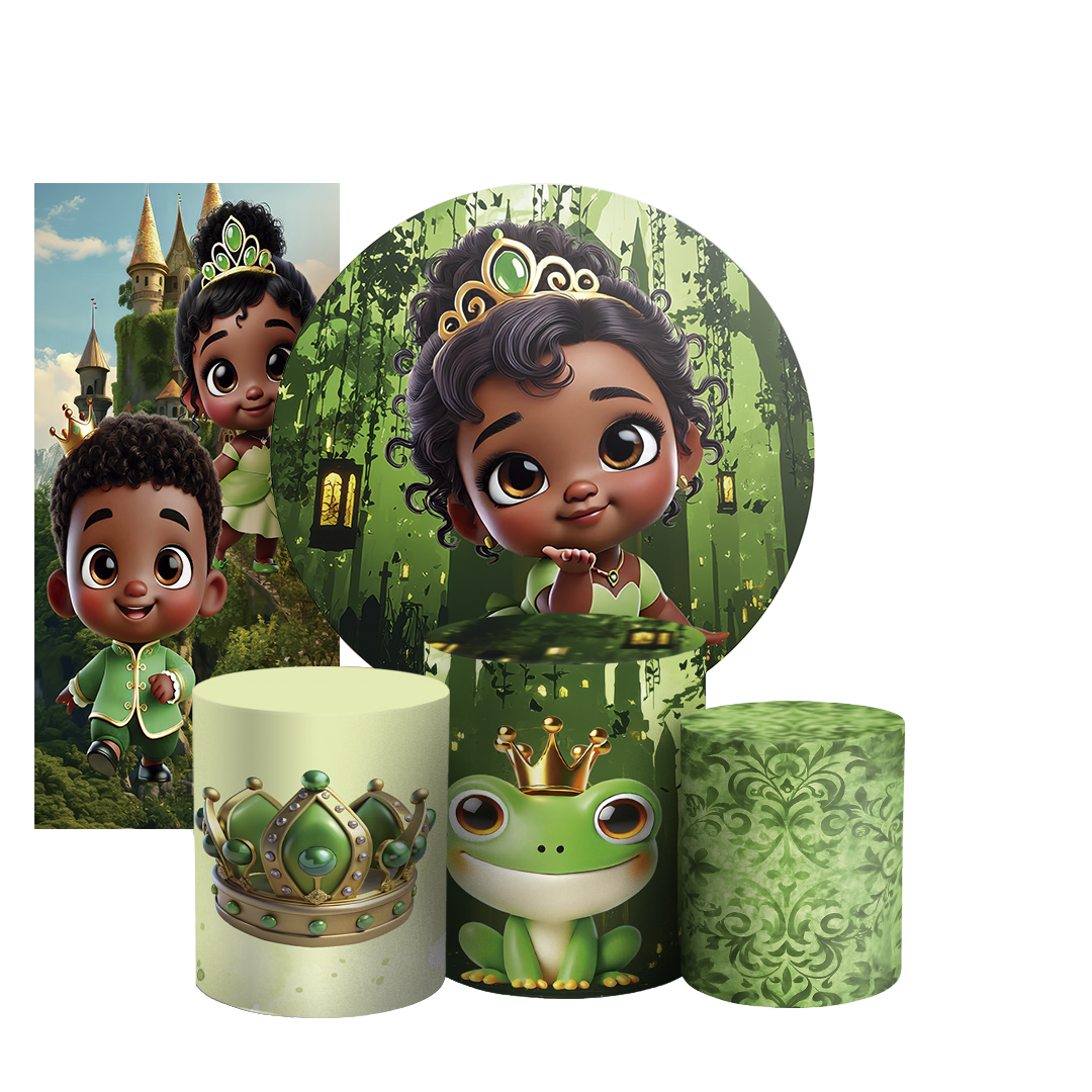 Arte Digital Painel de Festa - Princesa Tiana 804031