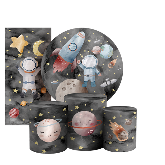 Arte Digital Painel de Festa - Astronauta 804044