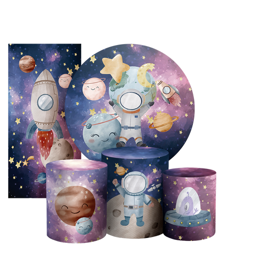 Arte Digital Painel de Festa - Astronauta 804048