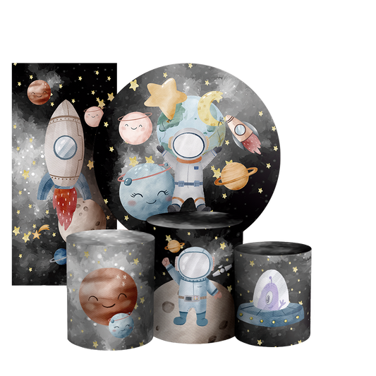 Arte Digital Painel de Festa - Astronauta 804049