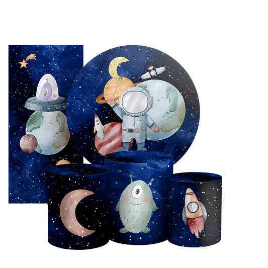 Arte Digital Painel de Festa - Astronauta 804051