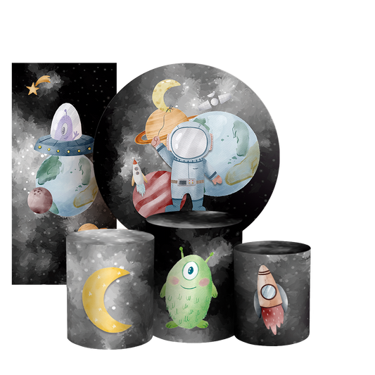 Arte Digital Painel de Festa - Astronauta 804053