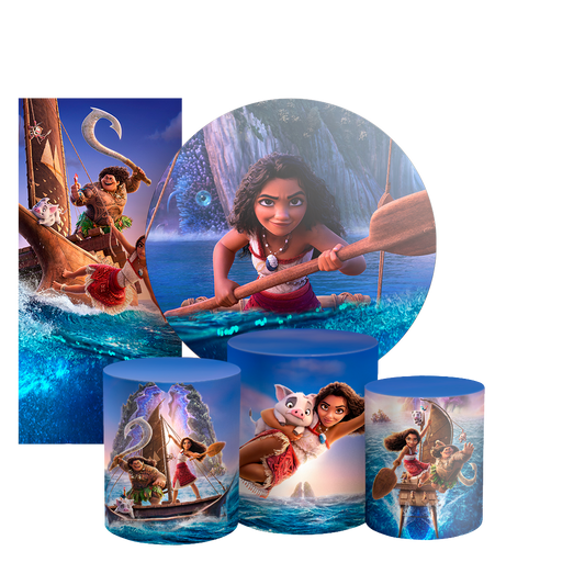 Arte Digital Painel de Festa - Moana 804059