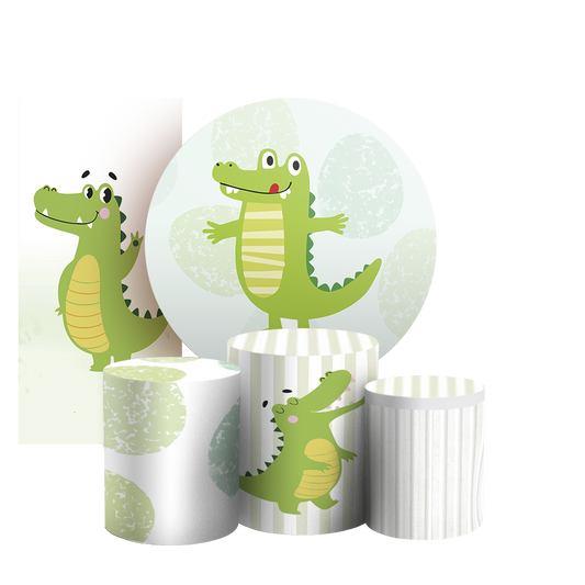 Arte Digital Painel de Festa - Jacare Baby 804064