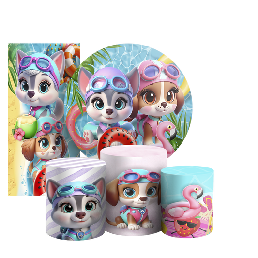 Arte Digital Painel de Festa - Patrulha Canina 804077