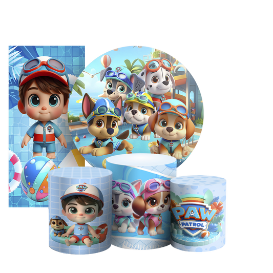 Arte Digital Painel de Festa - Patrulha Canina 804080