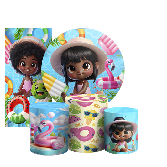 Arte Digital Painel de Festa - Pool Party 804083