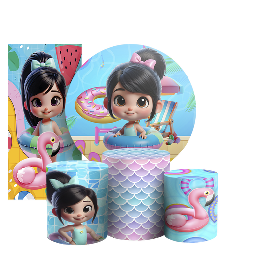 Arte Digital Painel de Festa - Pool Party 804084