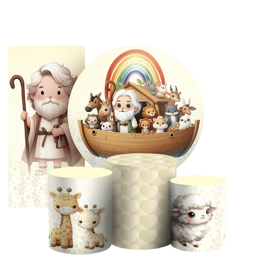 Arte Digital Painel de Festa - Arca De Noé 804099