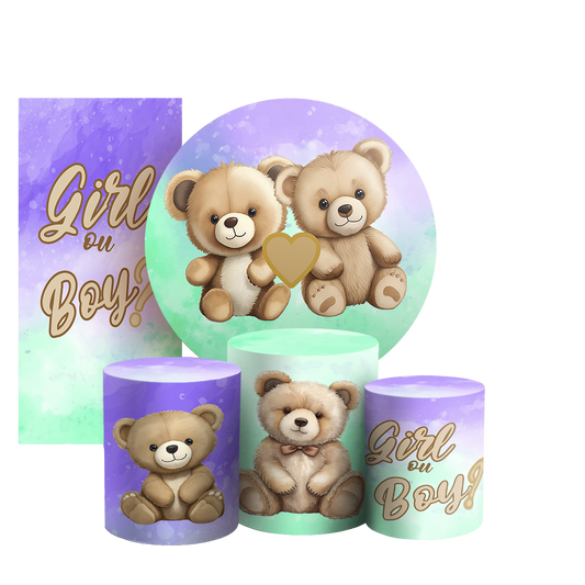 Arte Digital Painel de Festa - Chá Revelação 804107