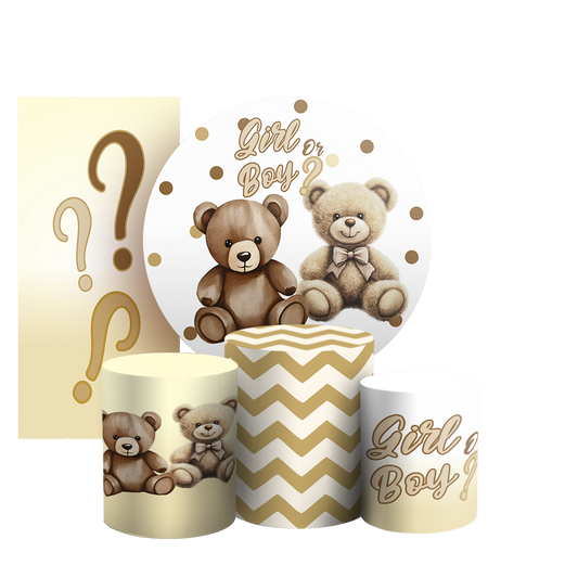 Arte Digital Painel de Festa - Chá Revelação 804108