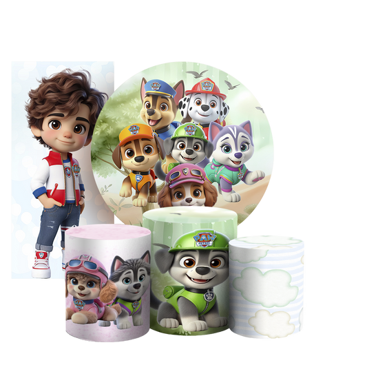 Arte Digital Painel de Festa - Patrulha Canina 804127