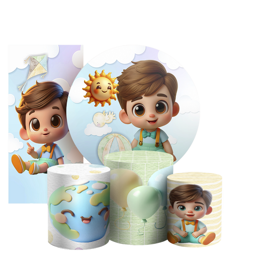 Arte Digital Painel de Festa - Sorrisos 804138