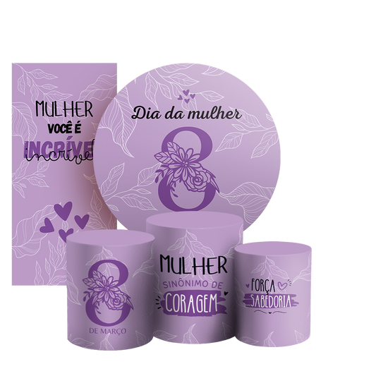 Arte Digital Painel de Festa - Dia da Mulher 804154