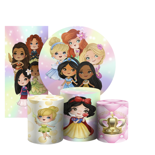 Arte Digital Painel de Festa - Princesas 804194