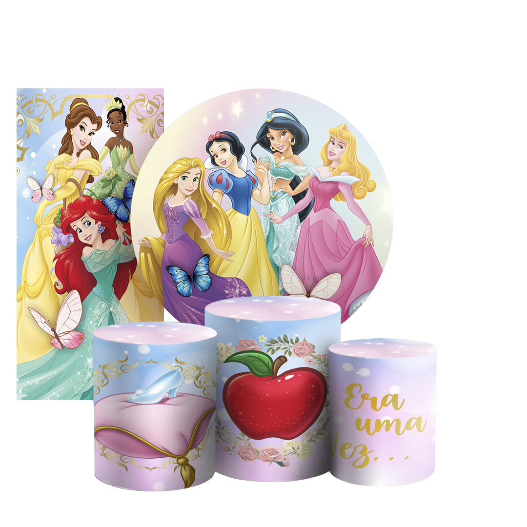 Arte Digital Painel de Festa - Princesas 804195