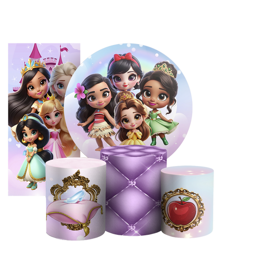 Arte Digital Painel de Festa - Princesas 804198