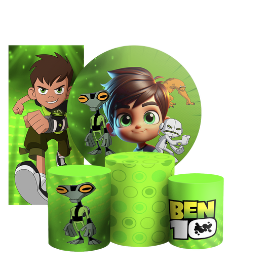 Arte Digital Painel de Festa - Ben 10 804213