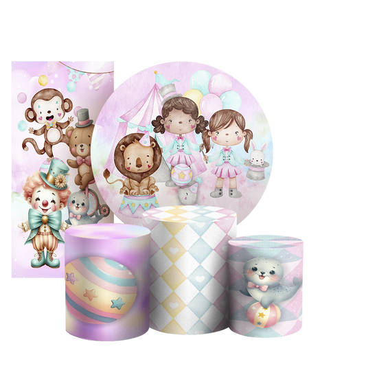 Arte Digital Painel de Festa - Circo 804232