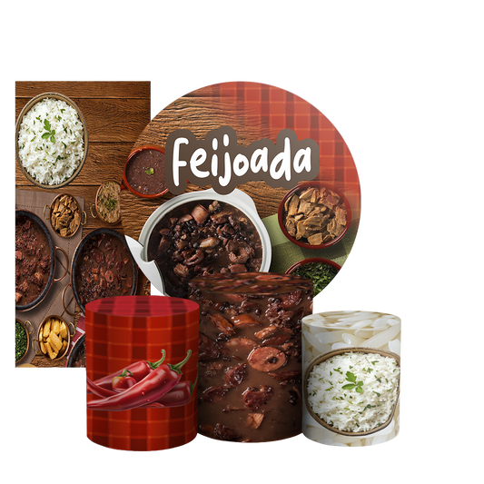 Arte Digital Painel de Festa - Feijoada 804251