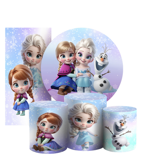 Arte Digital Painel de Festa - Frozen 804255
