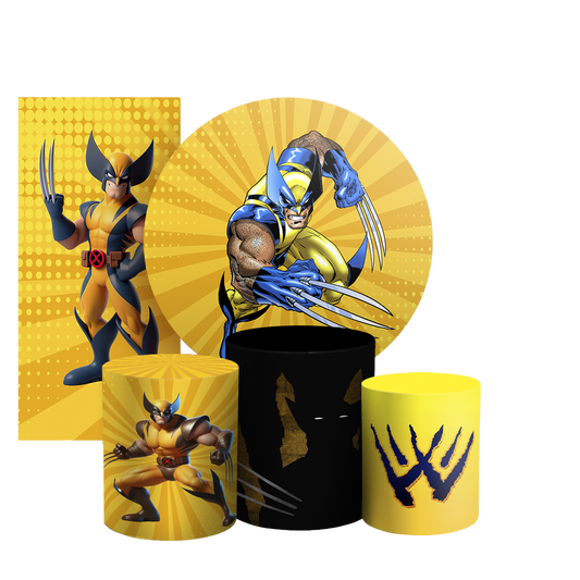 Arte Digital Painel de Festa - Wolverine 804267