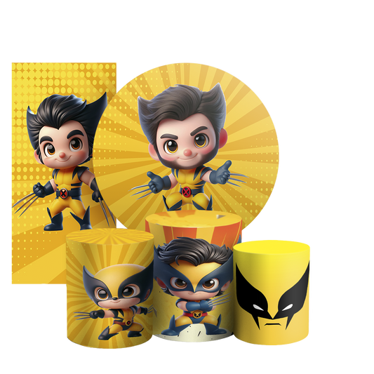 Arte Digital Painel de Festa - Wolverine 804268