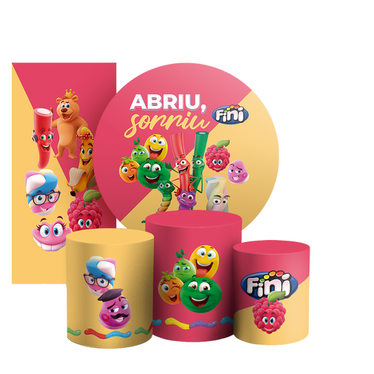 Arte Digital Painel de Festa - Doces Fini 804276