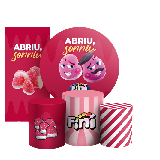 Arte Digital Painel de Festa - Doces Fini 804279