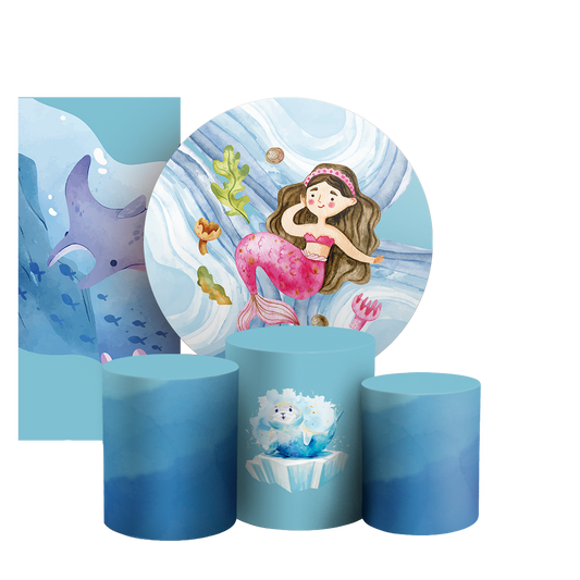 Arte Digital Painel de Festa - Fundo Do Mar 804331