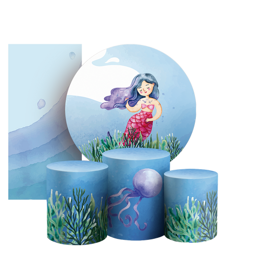 Arte Digital Painel de Festa - Fundo Do Mar 804336