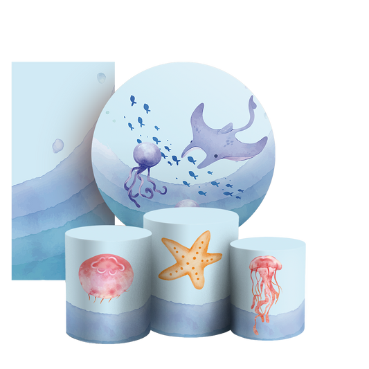 Arte Digital Painel de Festa - Fundo Do Mar 804337