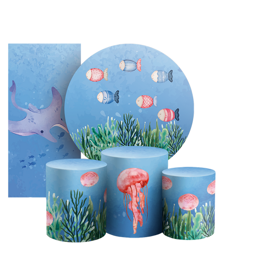 Arte Digital Painel de Festa - Fundo Do Mar 804339