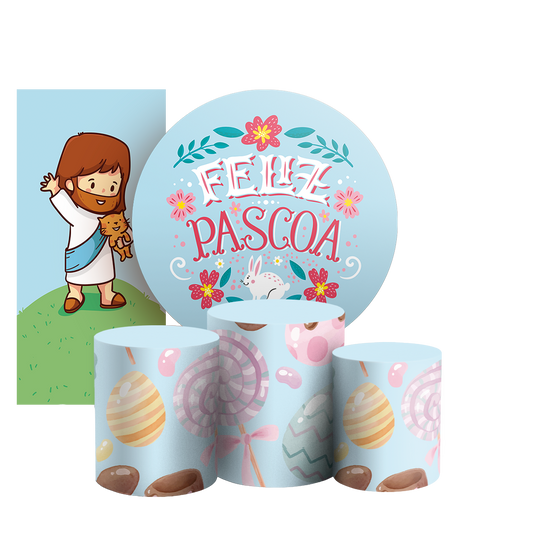 Arte Digital Painel de Festa - Pascoa 804343